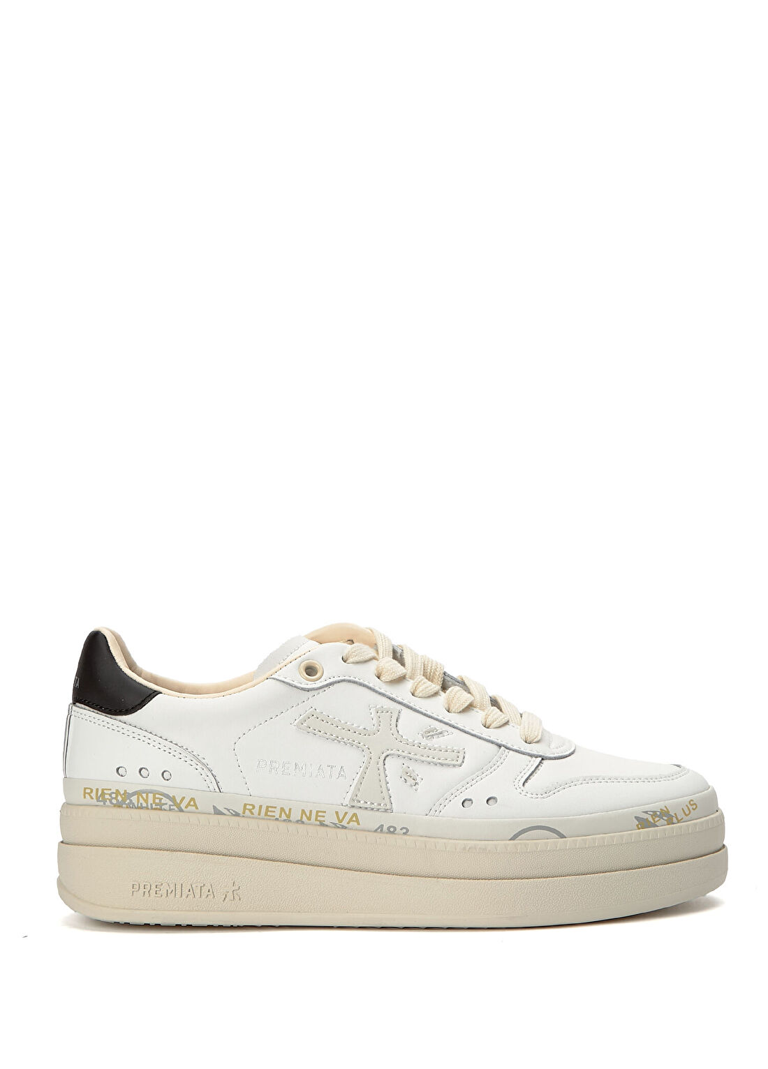 Premiata Micol Beyaz Kadın Deri Sneaker