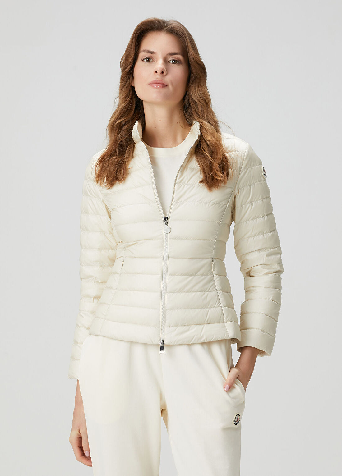 Moncler Igelle Ekru Puff Mont