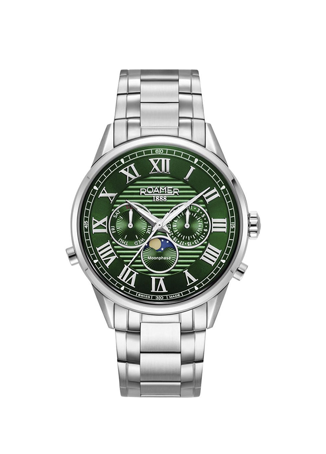 Roamer 513821-41-75-50 Gri Çelik Erkek Kol Saati