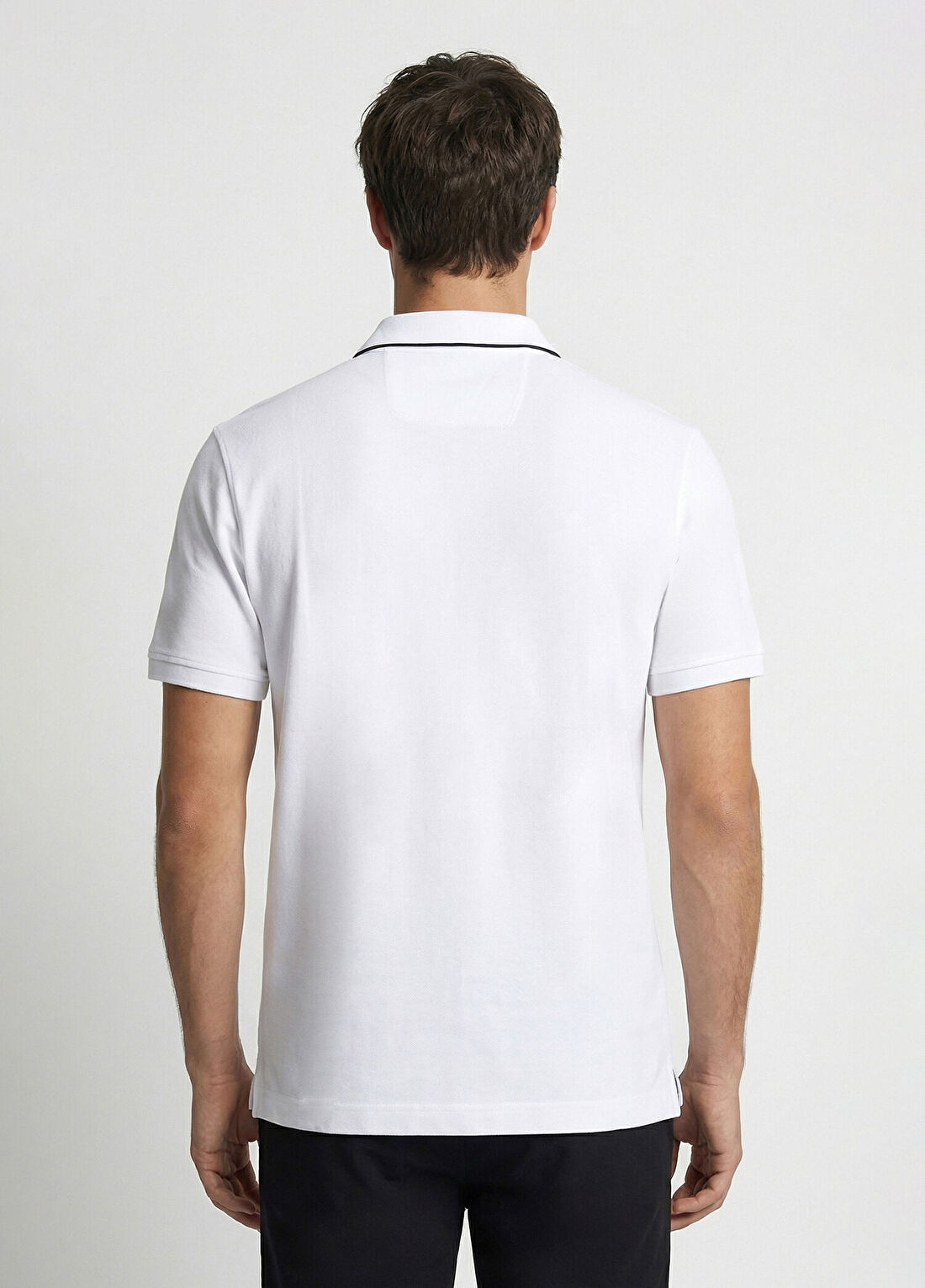 Network N-Tech Beyaz Fermuarlı T-shirt görsel 3