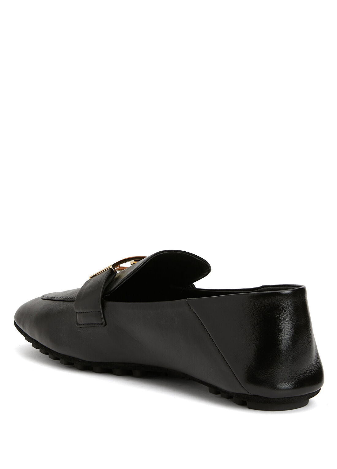 Fendi Siyah Kadın Deri Loafer görsel 3