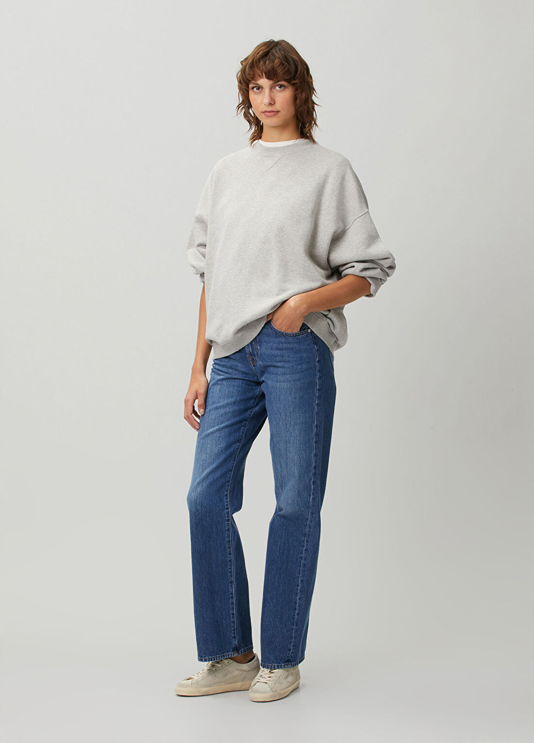 Golden Goose Gri Sweatshirt görsel 2