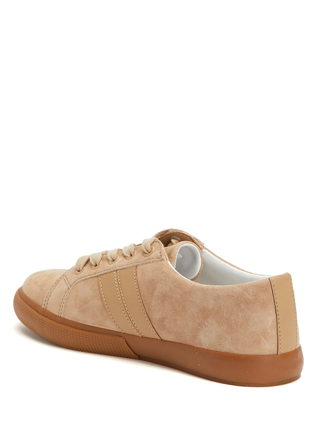 Lauren Ralph Lauren Janson Taba Krem Kadın Süet Sneaker görsel 3