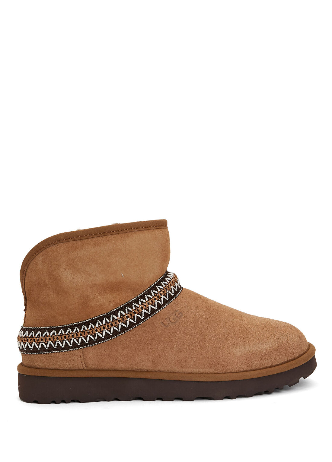 Ugg Classic Mini Crescent Taba Kadın Deri Bot