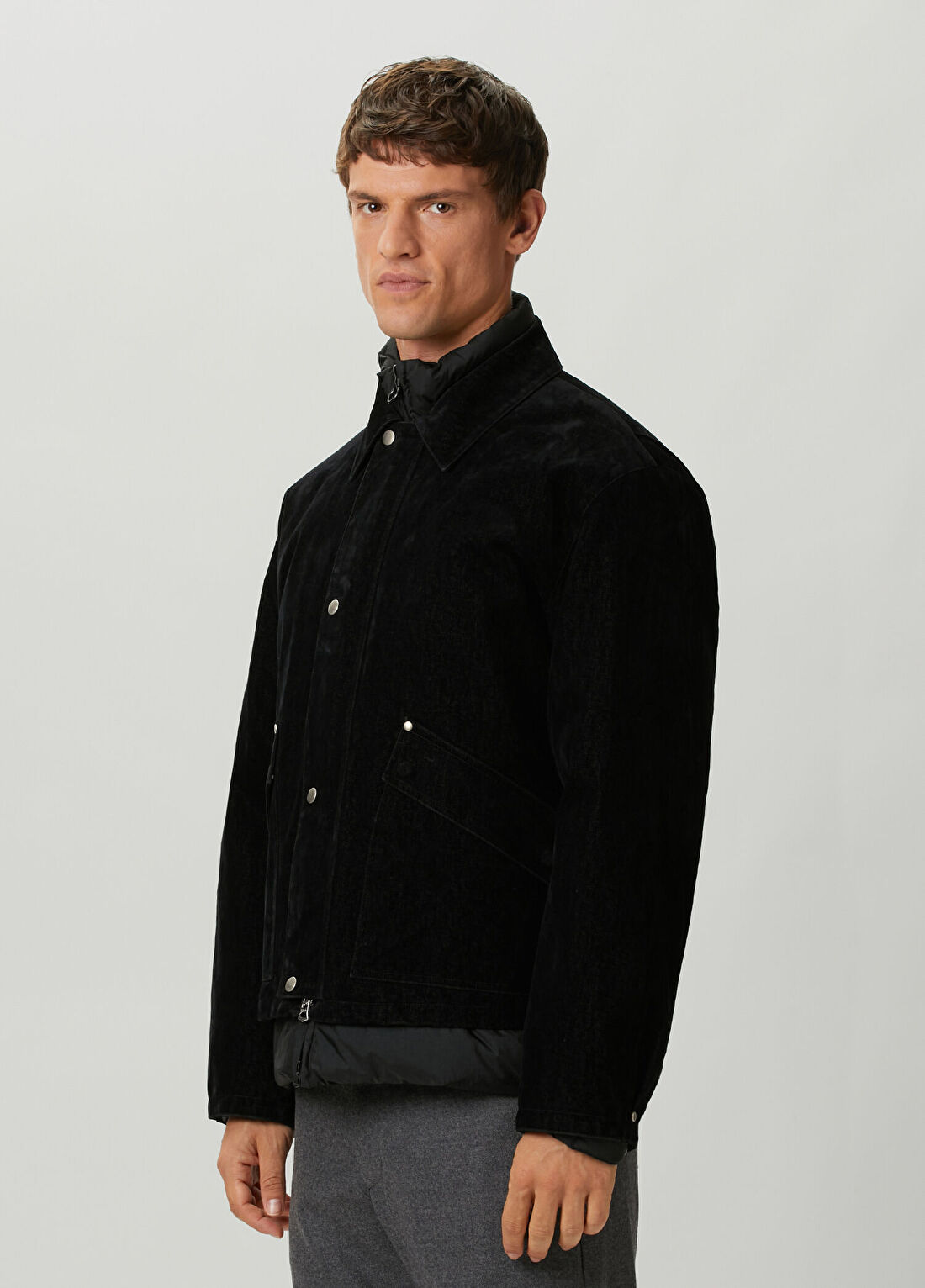 Solid Homme Siyah Mont görsel 4