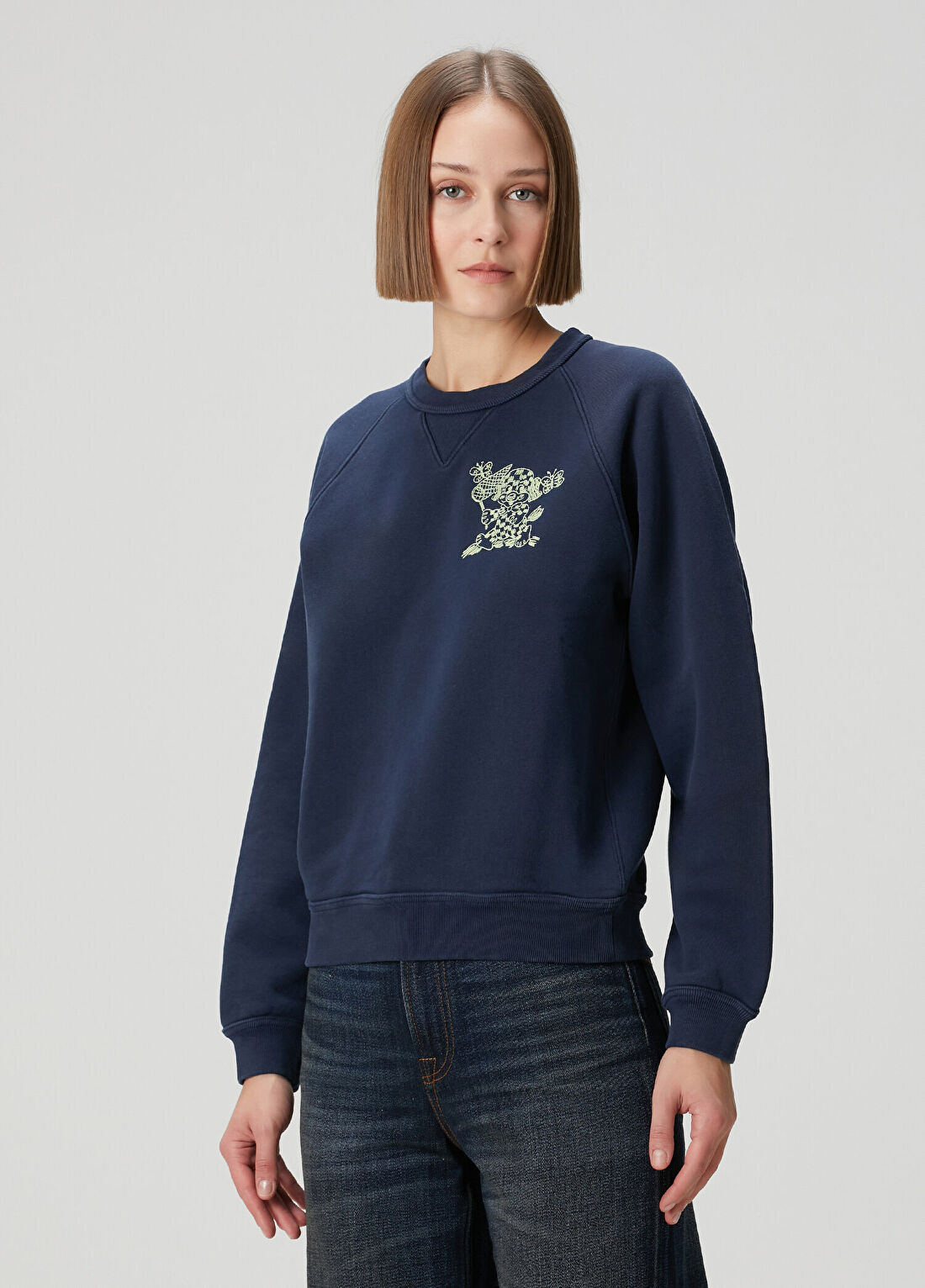 Kenzo Cartoon Lacivert Sweatshirt