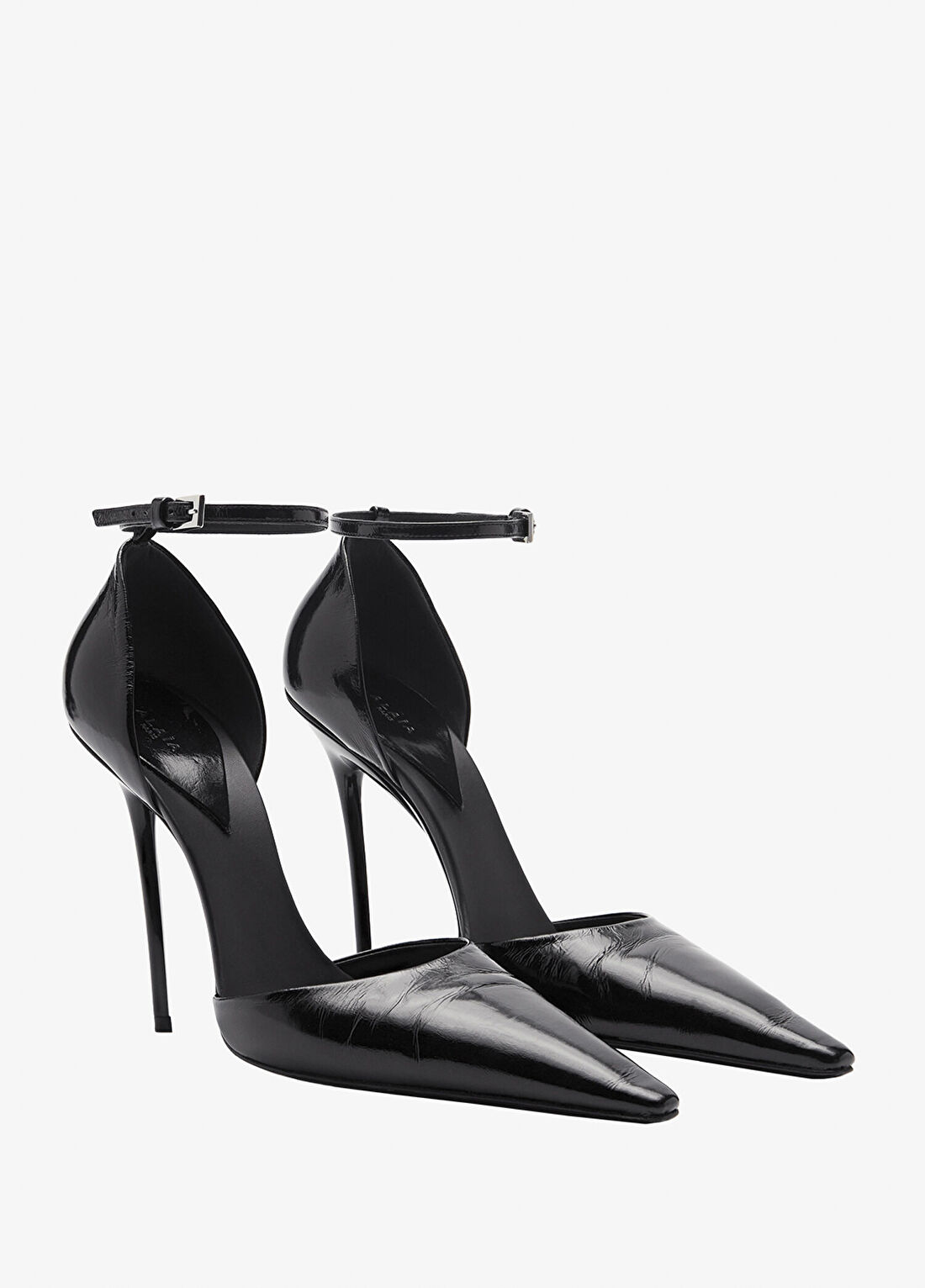 Alaïa Drop Siyah Deri Topuklu Ayakkabı görsel 2