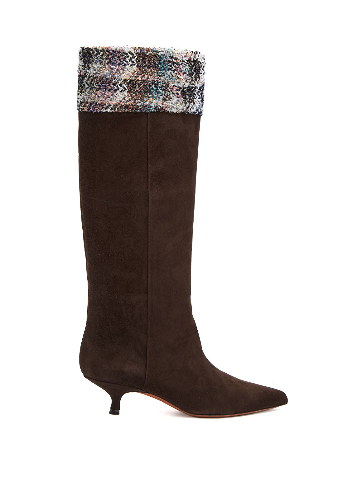 Missoni Koyu Kahverengi Kadın Çizme