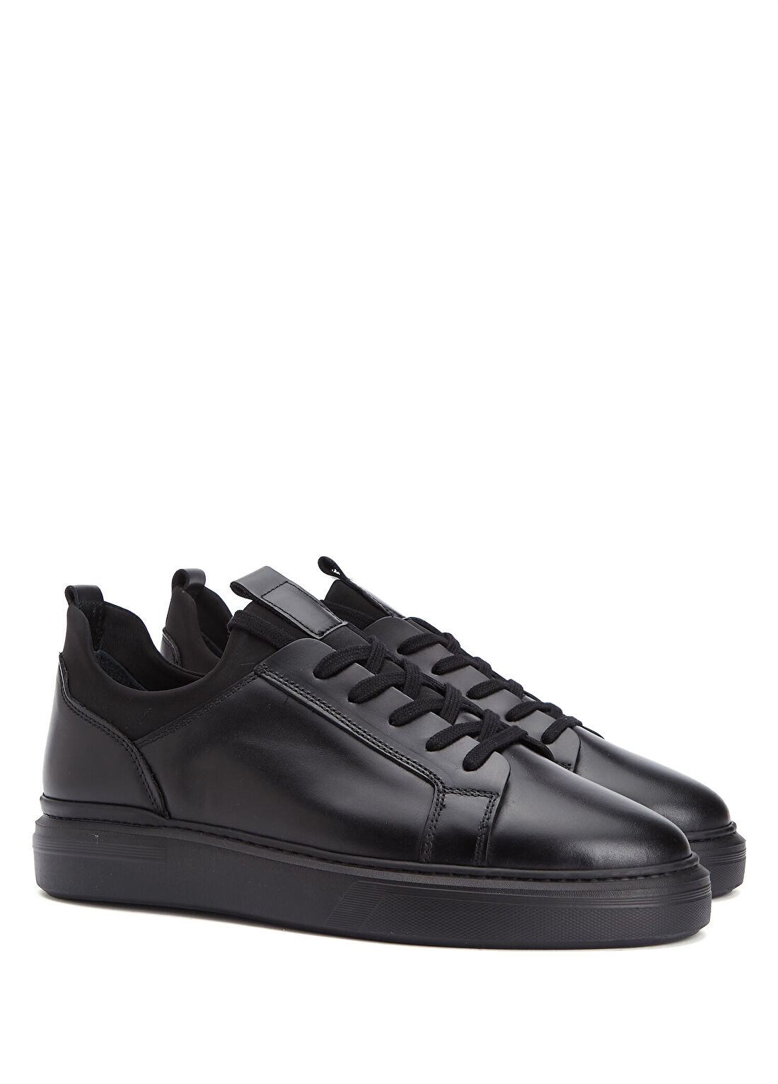 Beymen Club Siyah Scuba Detaylı Erkek Deri Sneaker görsel 2