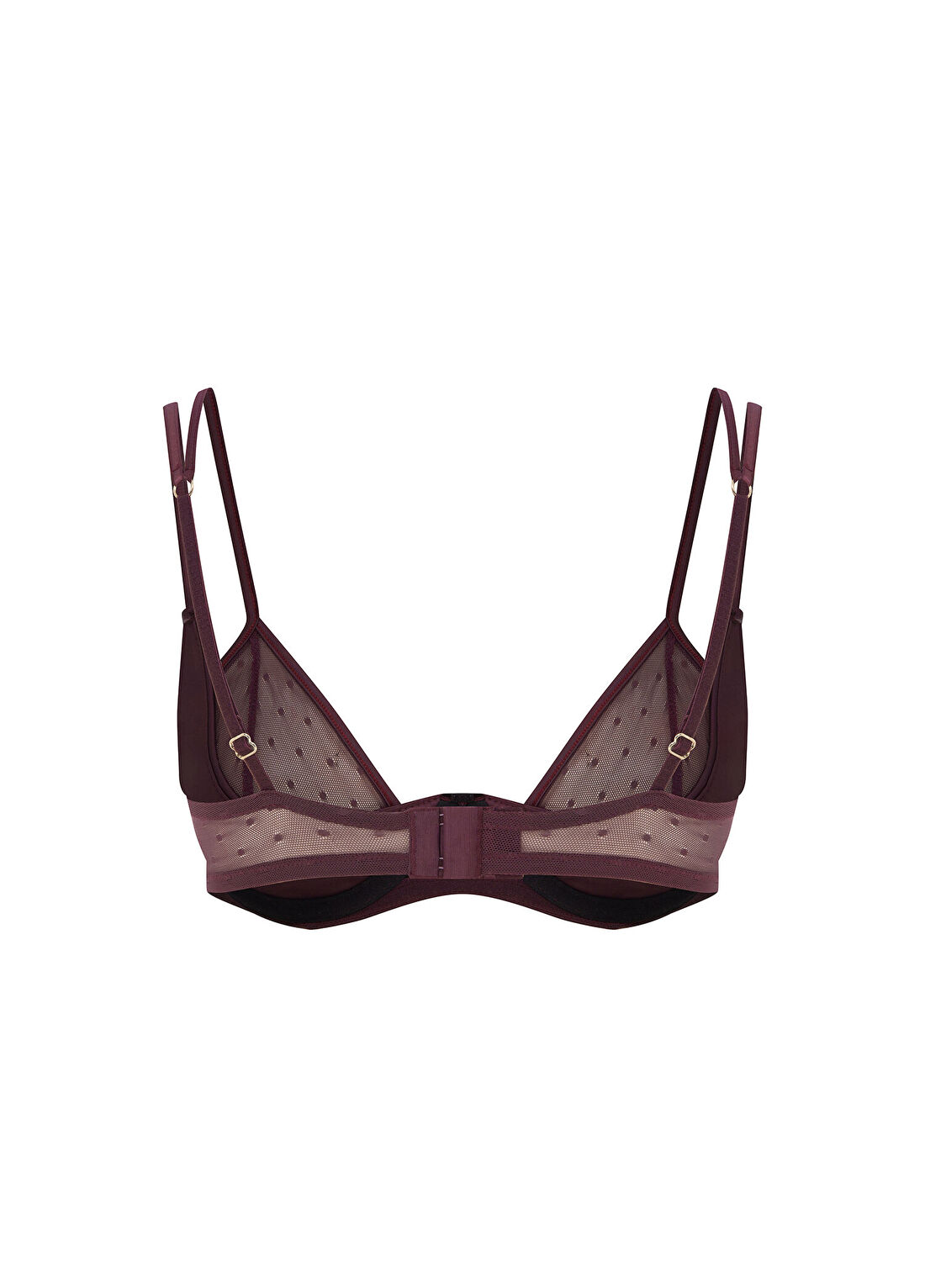 House of Silk Matilda Mürdüm Bordo Toparlayıcı Sütyen görsel 2