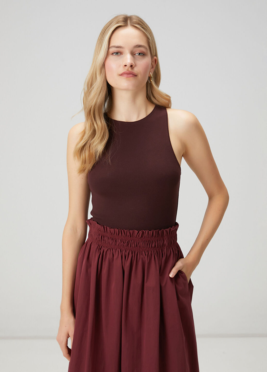 Beymen Club Mürdüm Racerback Basic Atlet görsel 4