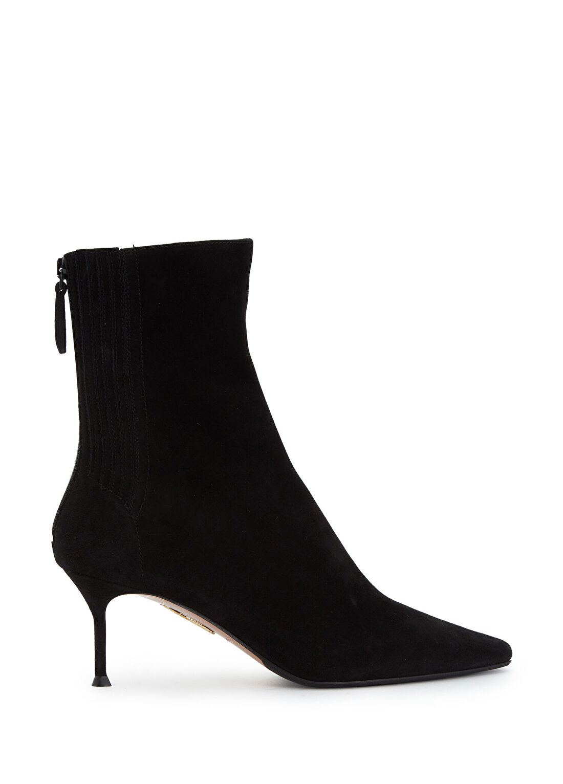 Aquazzura Saint Honore Siyah Kadın Süet Bot