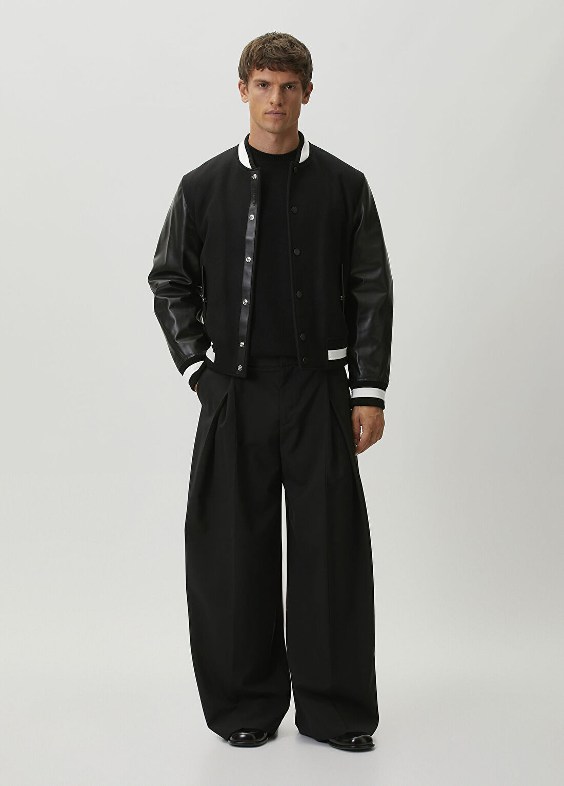Givenchy Siyah Yün Ceket görsel 2