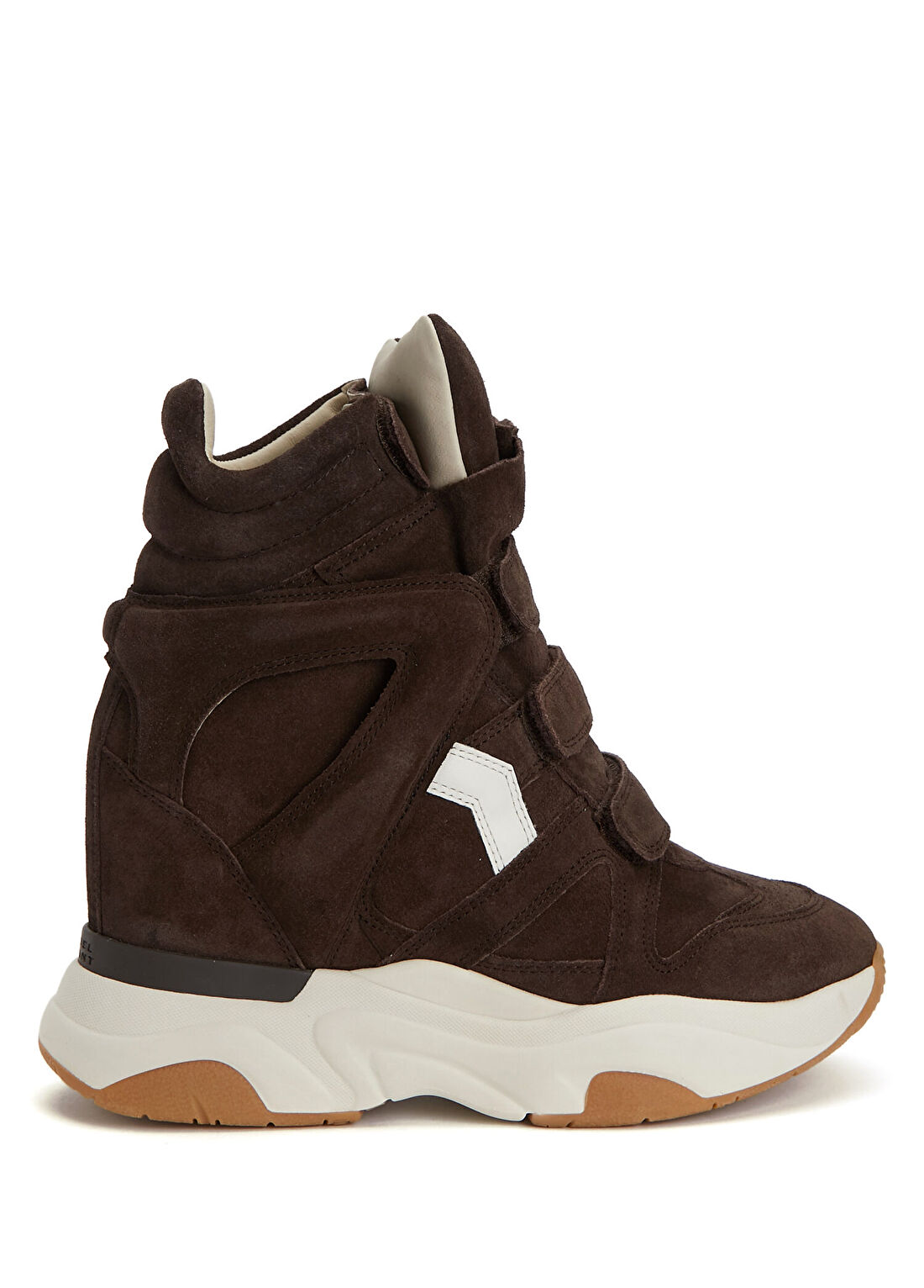 Isabel Marant Koyu Kahverengi Kadın Süet Sneaker