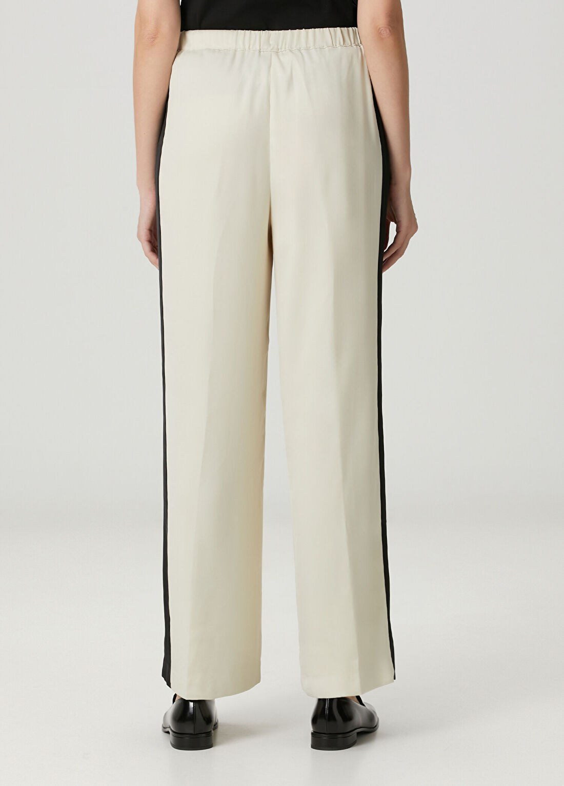 Rag&Bone Olivia Relaxed Fit Ekru Pantolon görsel 4