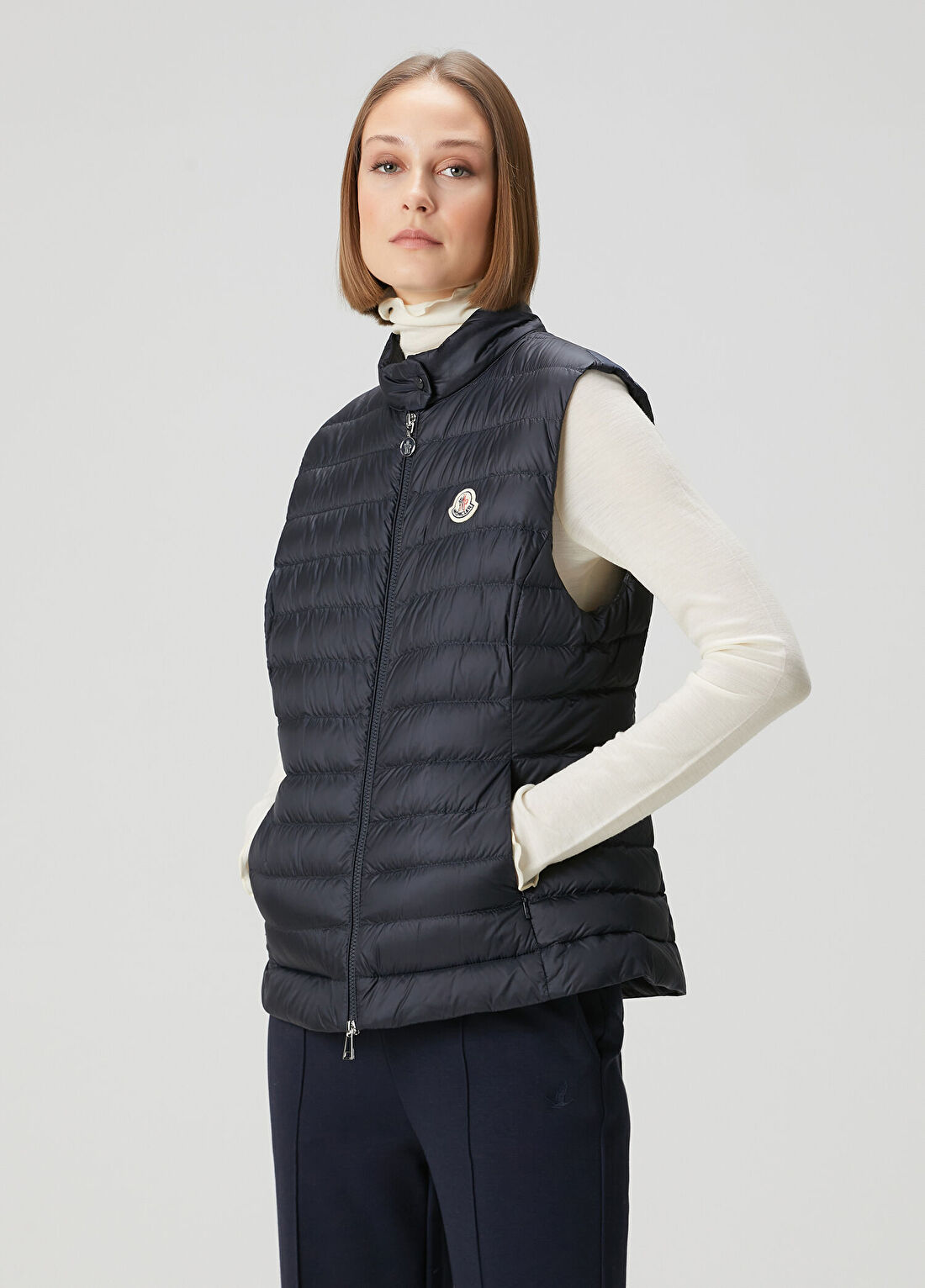 Moncler Igens Lacivert Yelek görsel 3