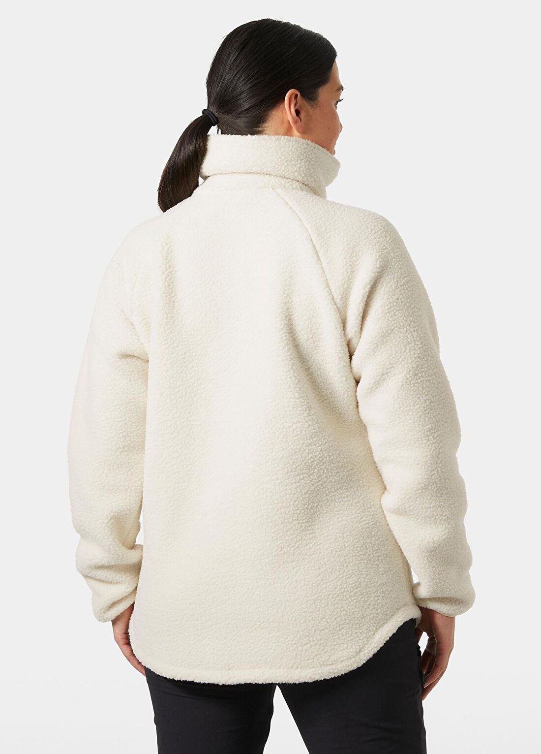 Helly Hansen W Bliss Pile Cream Polar Kadın Spor Sweatshirt görsel 3