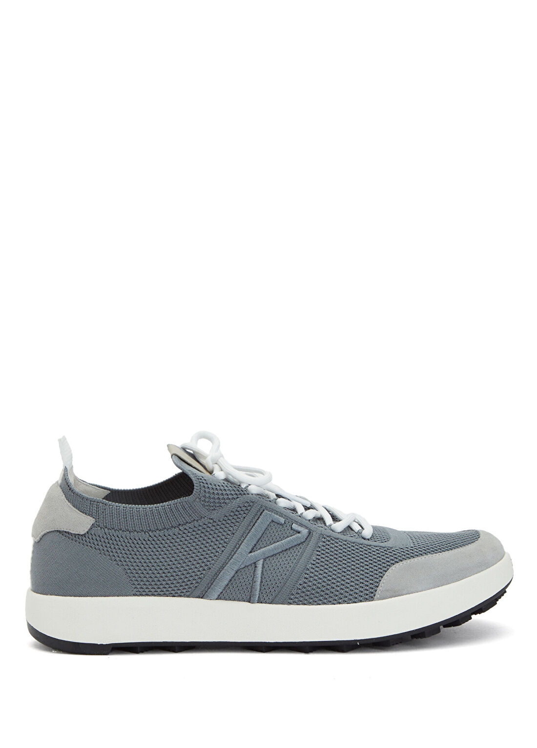 Kiton Gri File Dokulu Erkek Sneaker