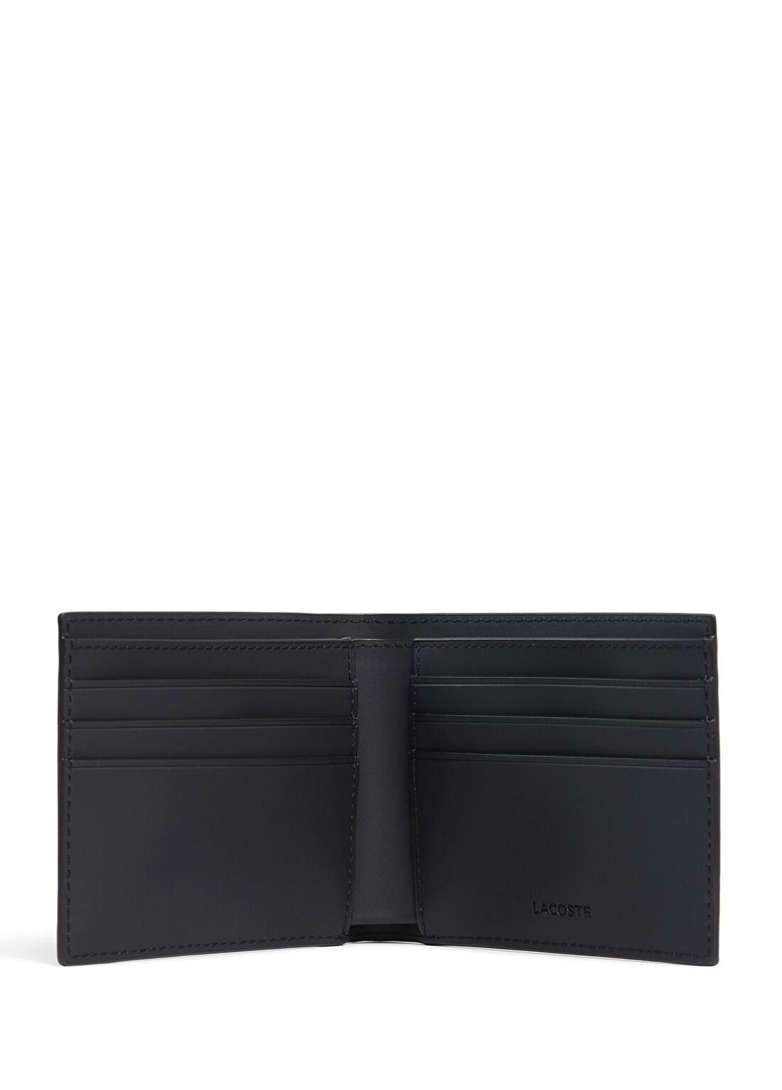 Lacoste The Blend Monogram Siyah Erkek Cüzdan görsel 2