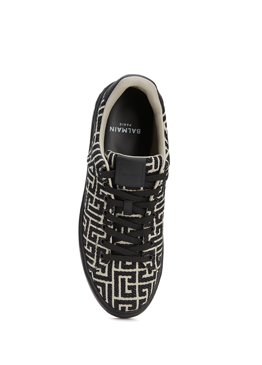 Balmain B-Court Siyah Beyaz Erkek Sneaker görsel 4