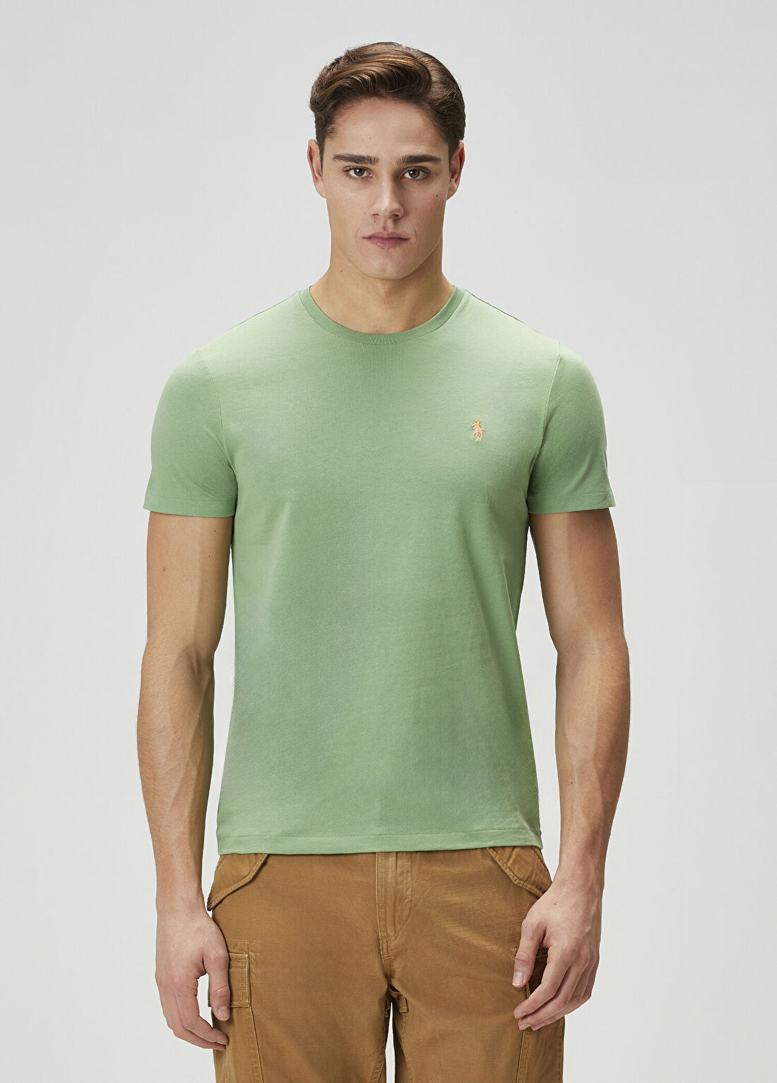 Polo Ralph Lauren Slim Fit Yeşil Jersey T-shirt