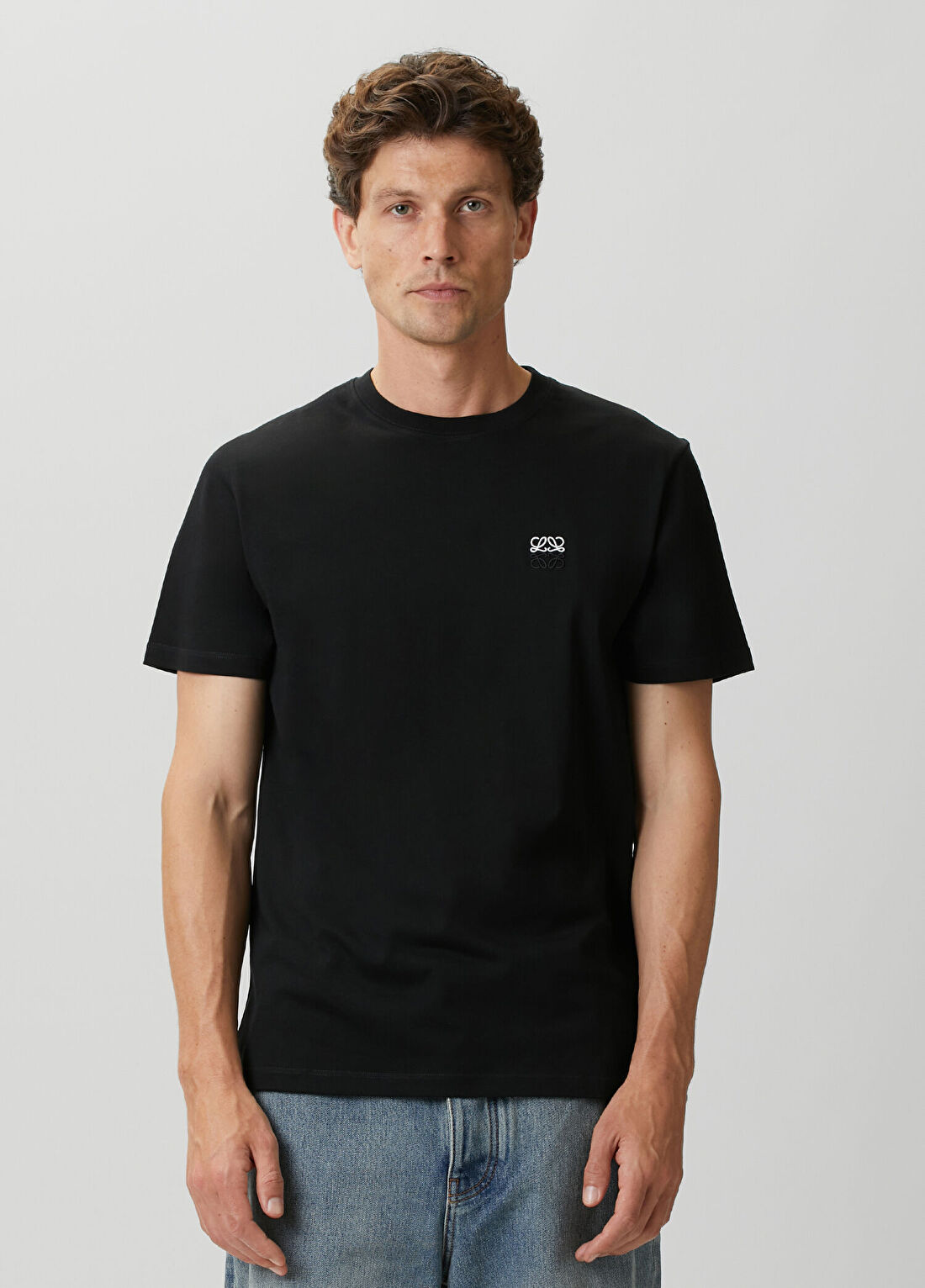 Loewe Siyah Logo Nakışlı T-shirt