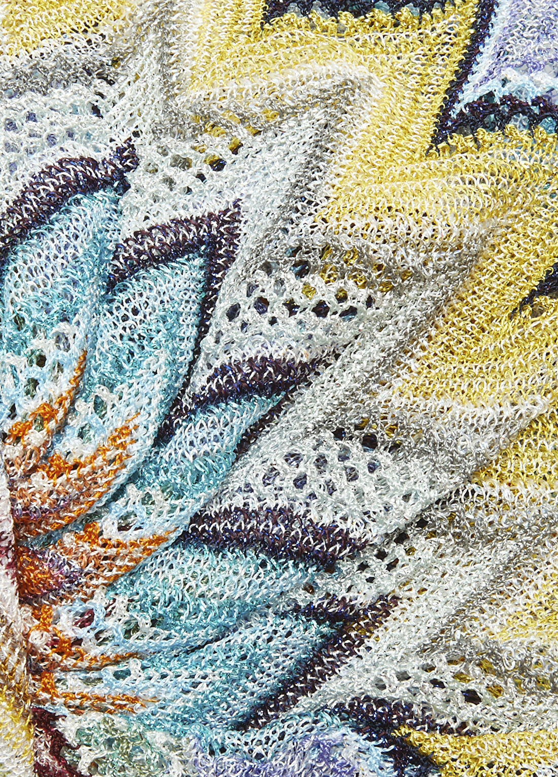 Missoni Çok Renkli Örgülü Kadın Şapka görsel 3