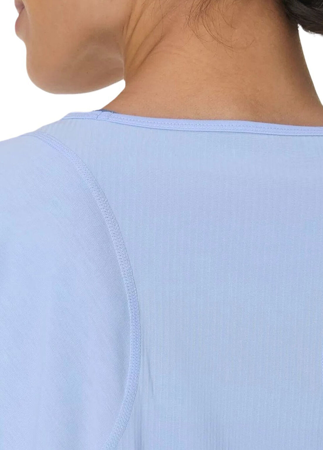 Sweaty Betty Breathe Easy Mesh Mavi Kısa Kollu Kadın T-Shirt görsel 4