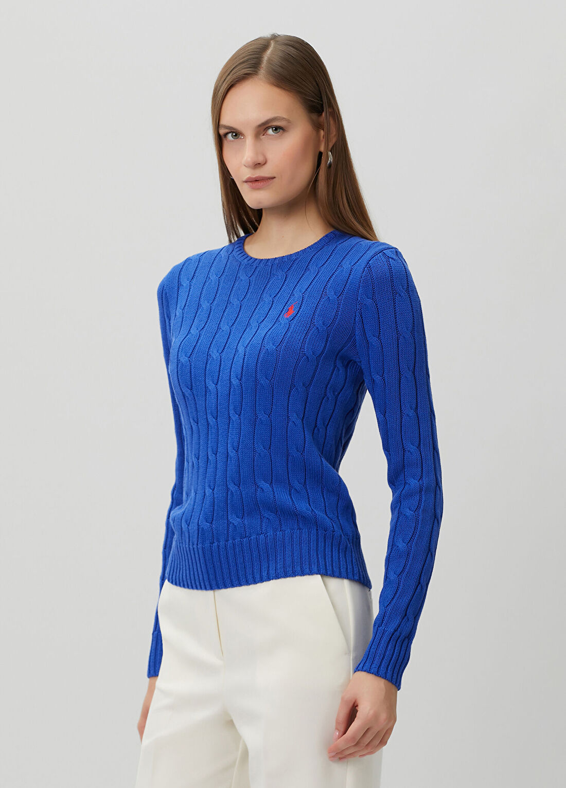 Polo Ralph Lauren Mavi Saç Örgü Triko görsel 3