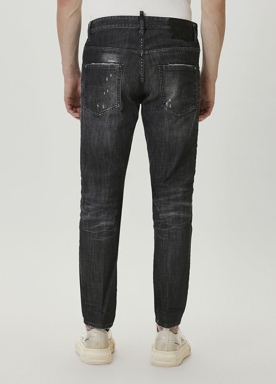 Dsquared2 Skater Siyah Jean Pantolon görsel 4