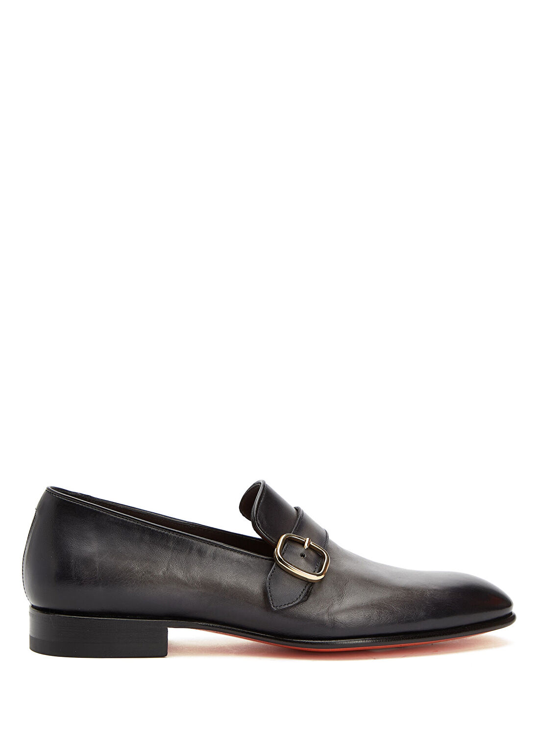 Santoni Adrian Siyah Erkek Deri Loafer