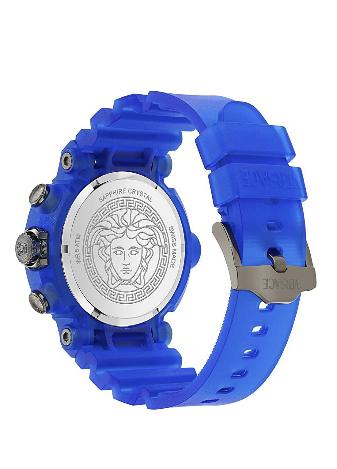 Versace VRSCVE0L00625 Mavi Unisex Kol Saati görsel 3