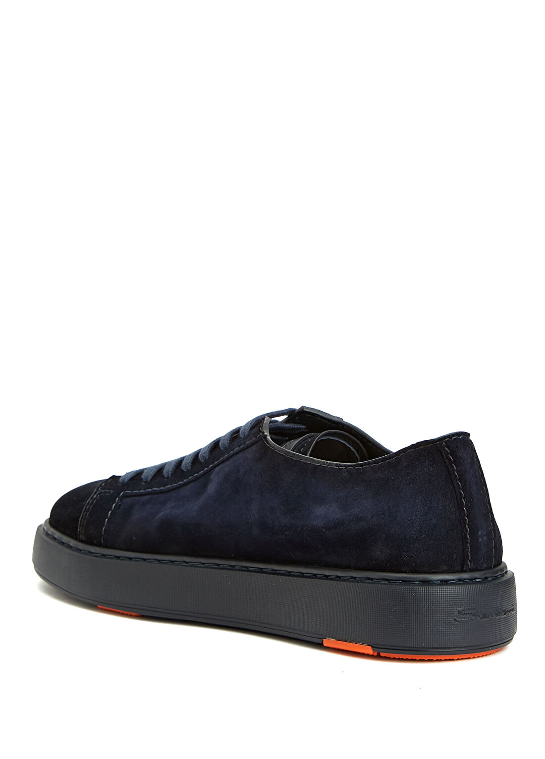 Santoni Mavi Erkek Süet Sneaker görsel 3