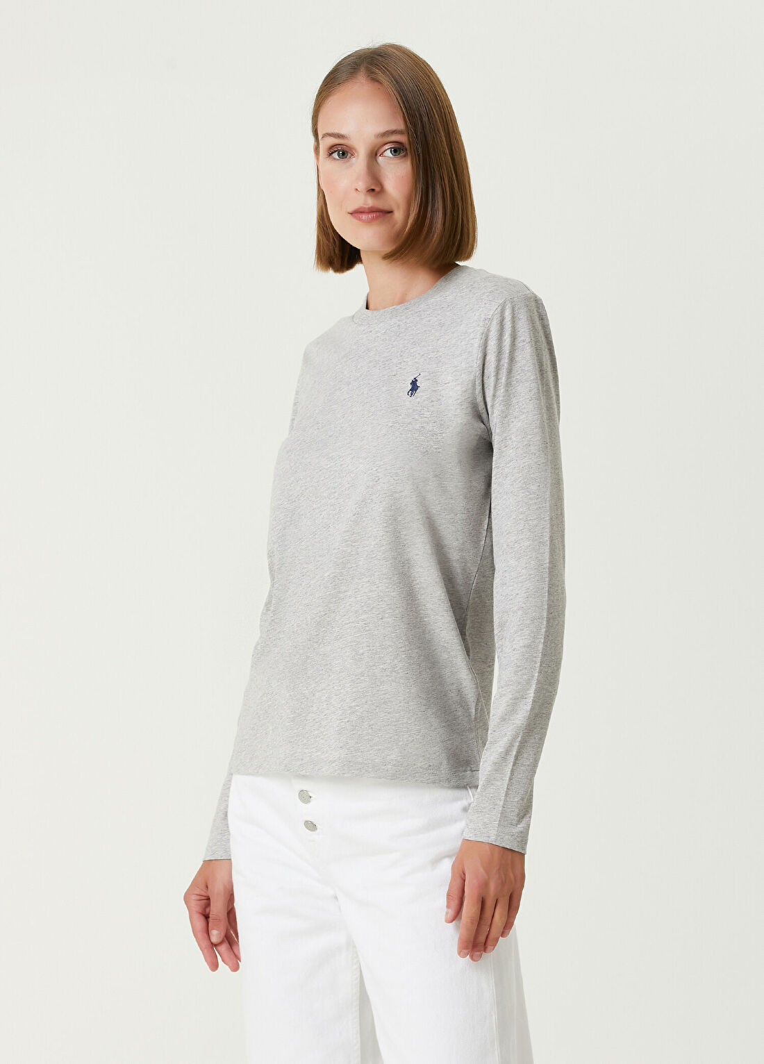Polo Ralph Lauren Gri Logolu T-shirt