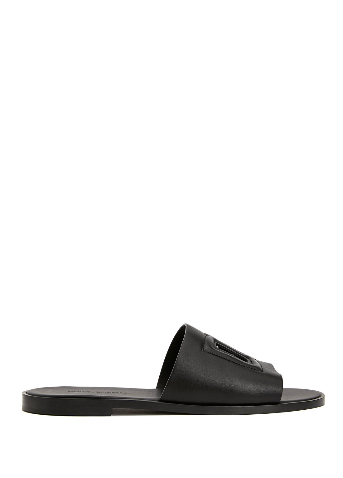 Dolce&Gabbana Siyah Erkek Deri Terlik
