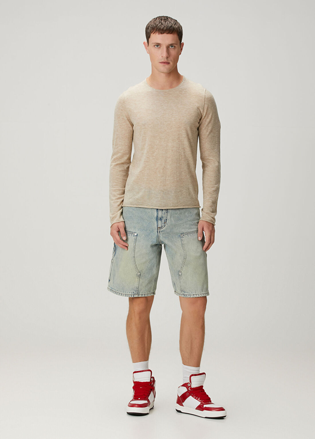 Zadig&Voltaire Perys Açık Mavi Denim Bermuda