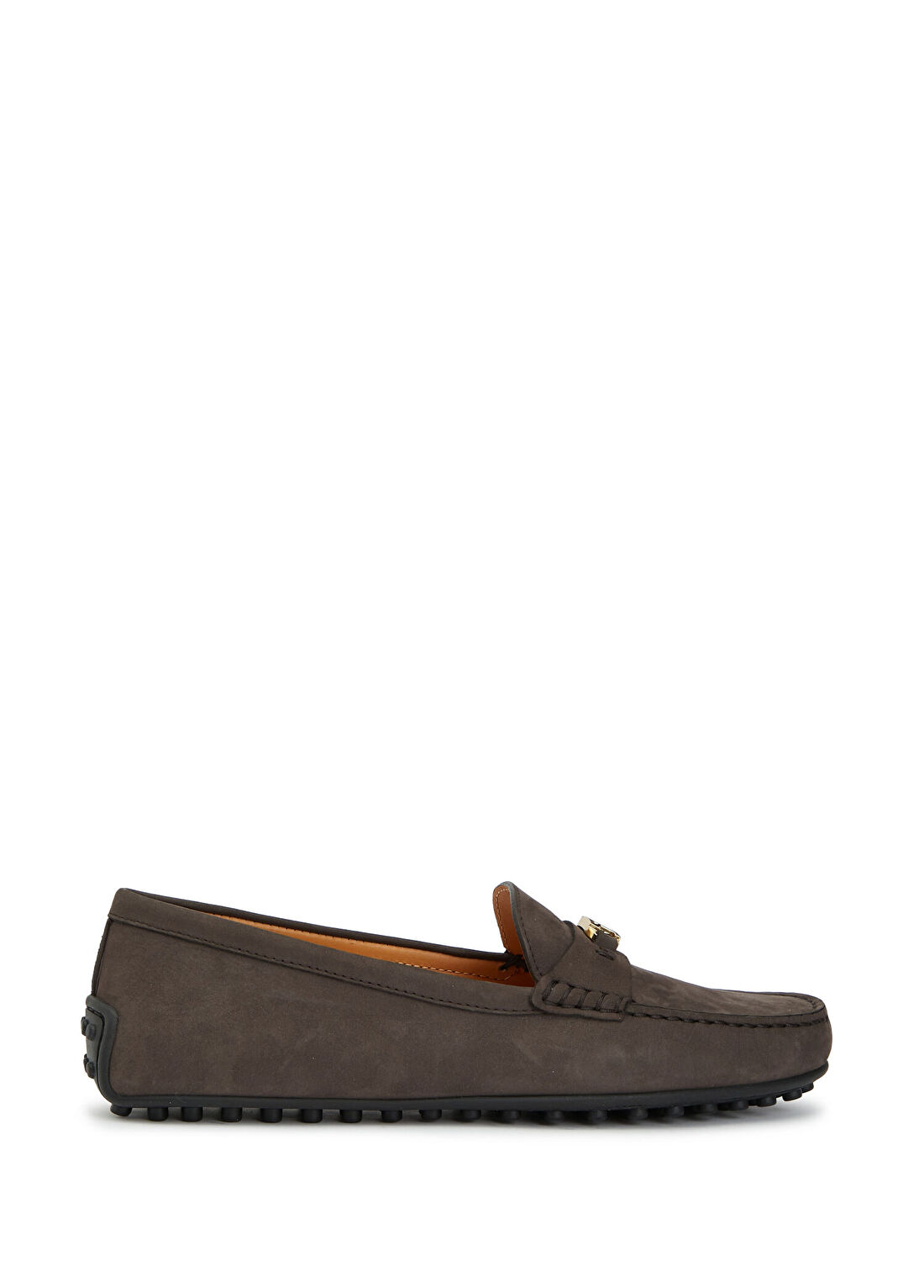 Tod's Koyu Kahverengi Kadın Süet Loafer