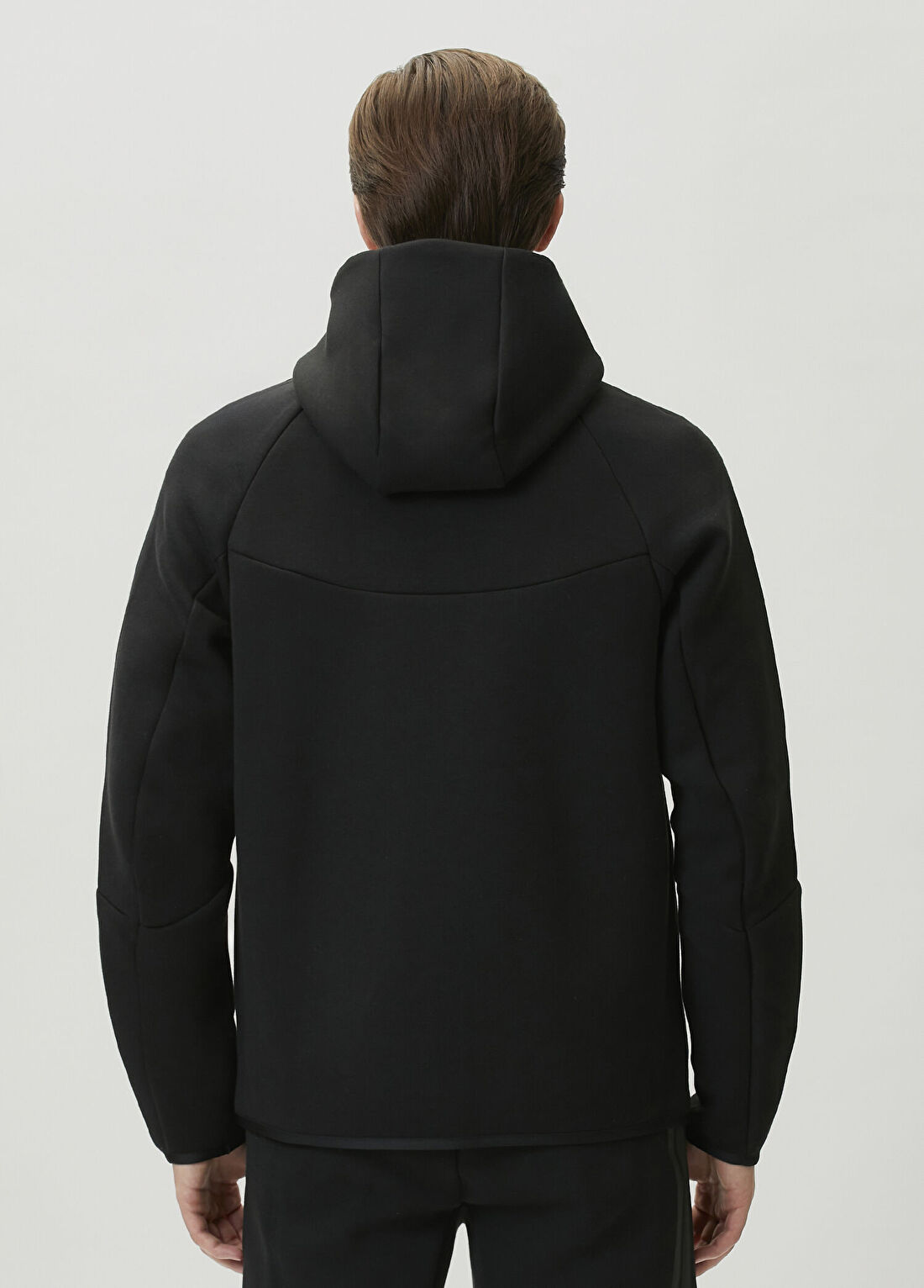 Nike Tech Fleece Windrunner Siyah Gri Sweatshirt görsel 4