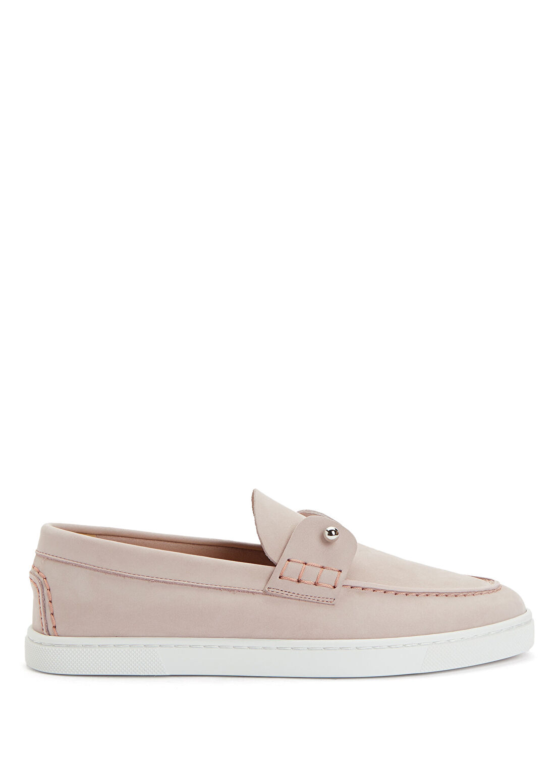 Christian Louboutin Krem Kadın Deri Loafer