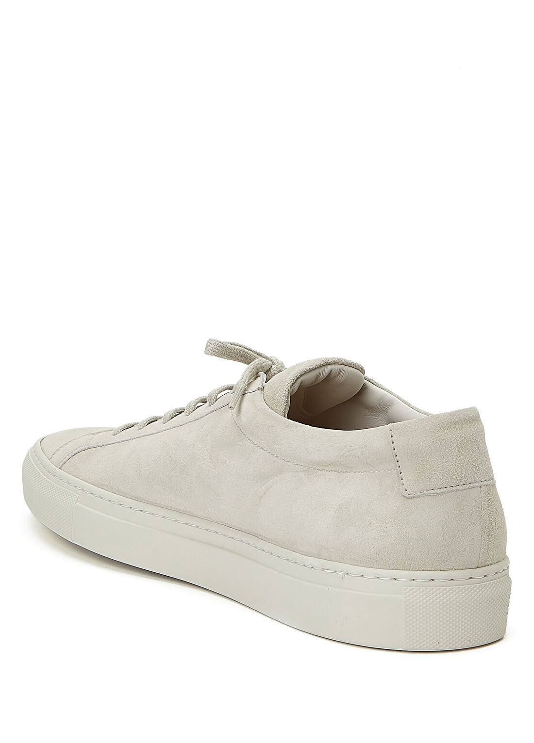 Common Projects Achilles Premium Açık Gri Deri Sneaker görsel 3