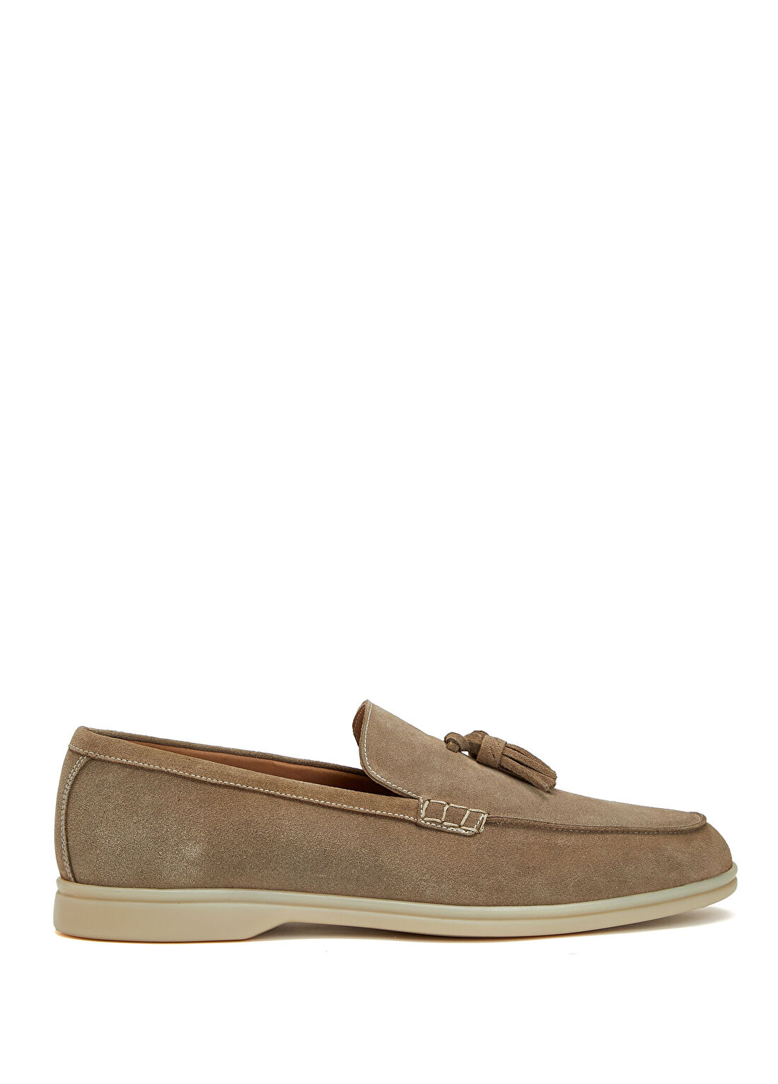 Mille885 George Bej Erkek Süet Loafer