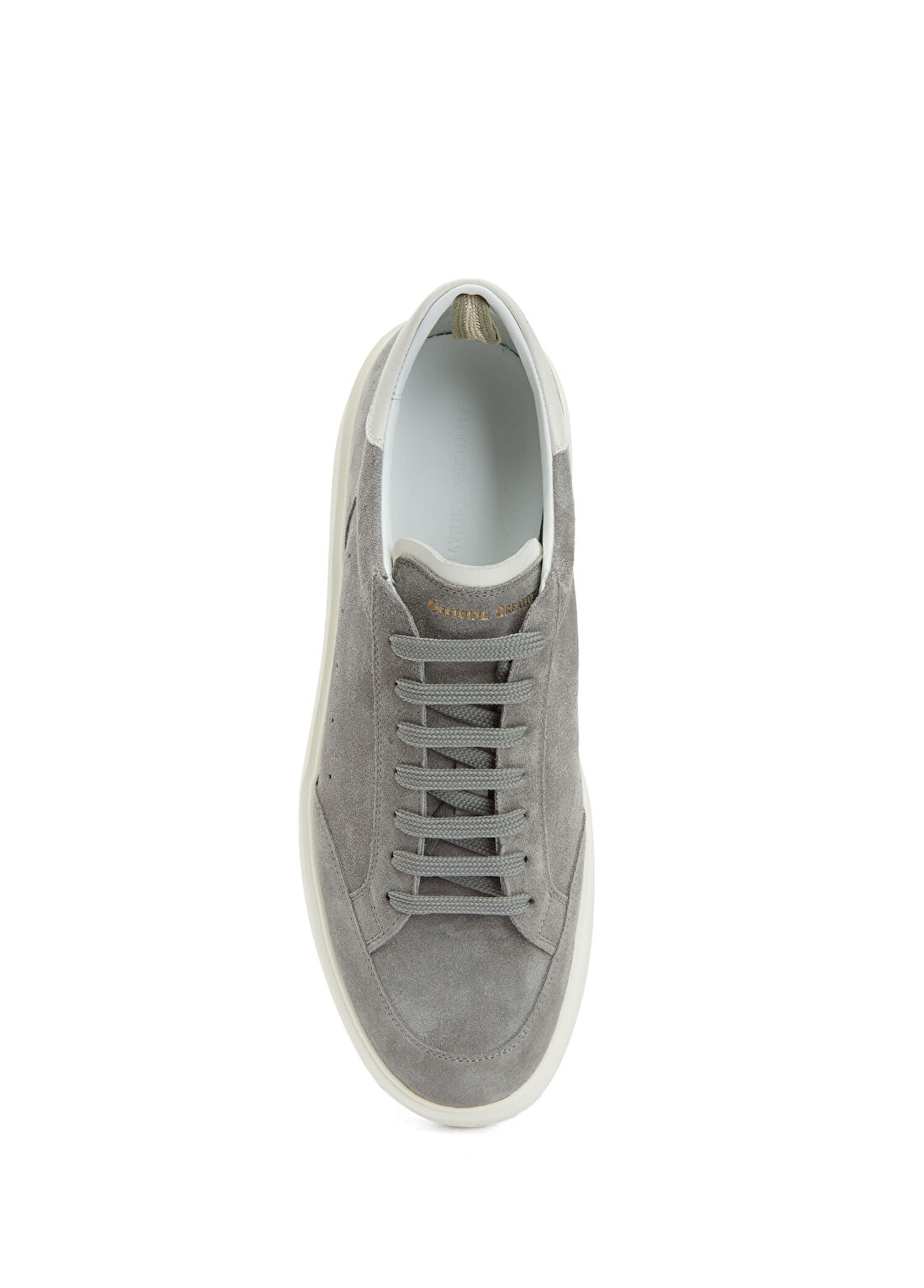 Officine Creative Açık Bej Erkek Süet Sneaker görsel 4