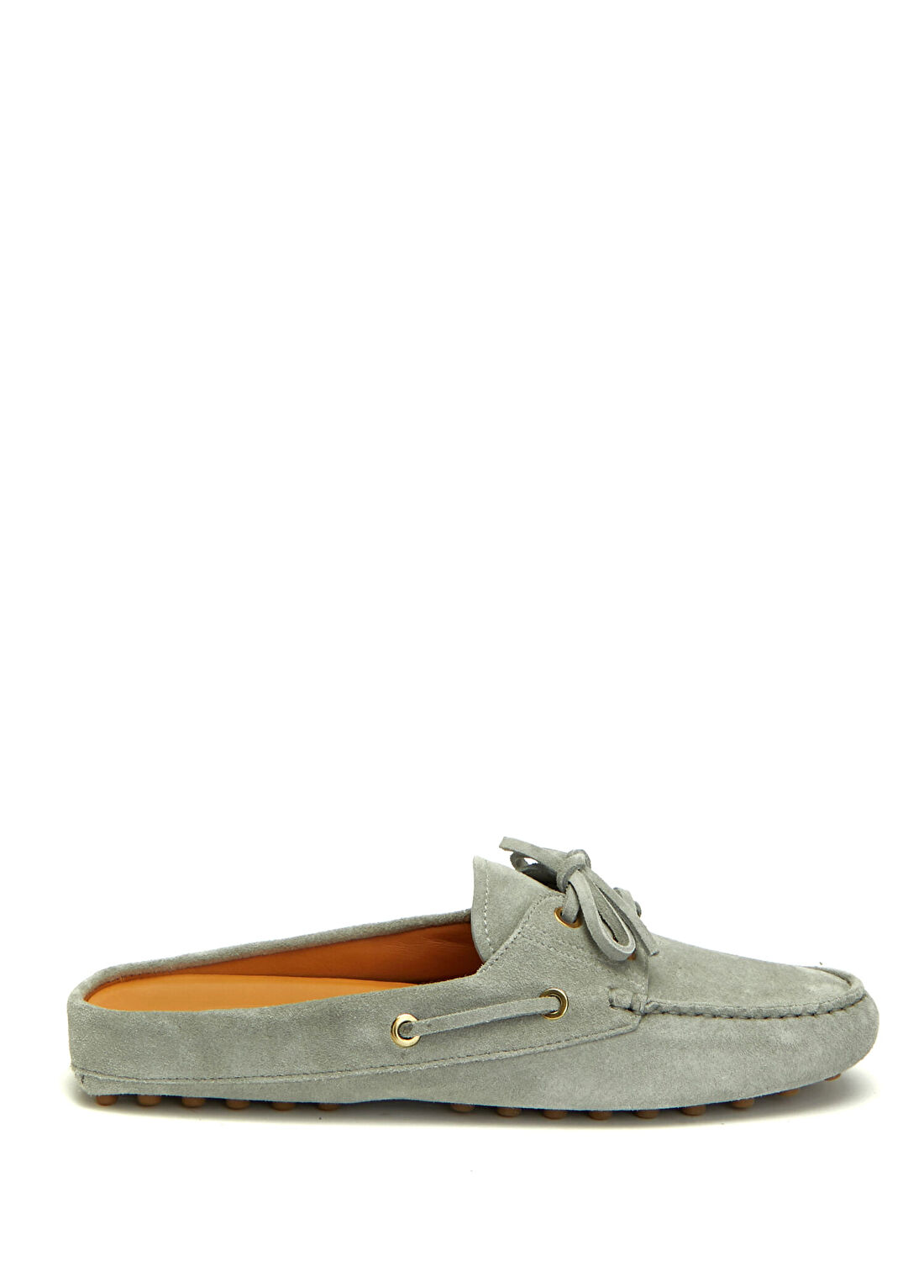 Tod's Gri Kadın Süet Terlik