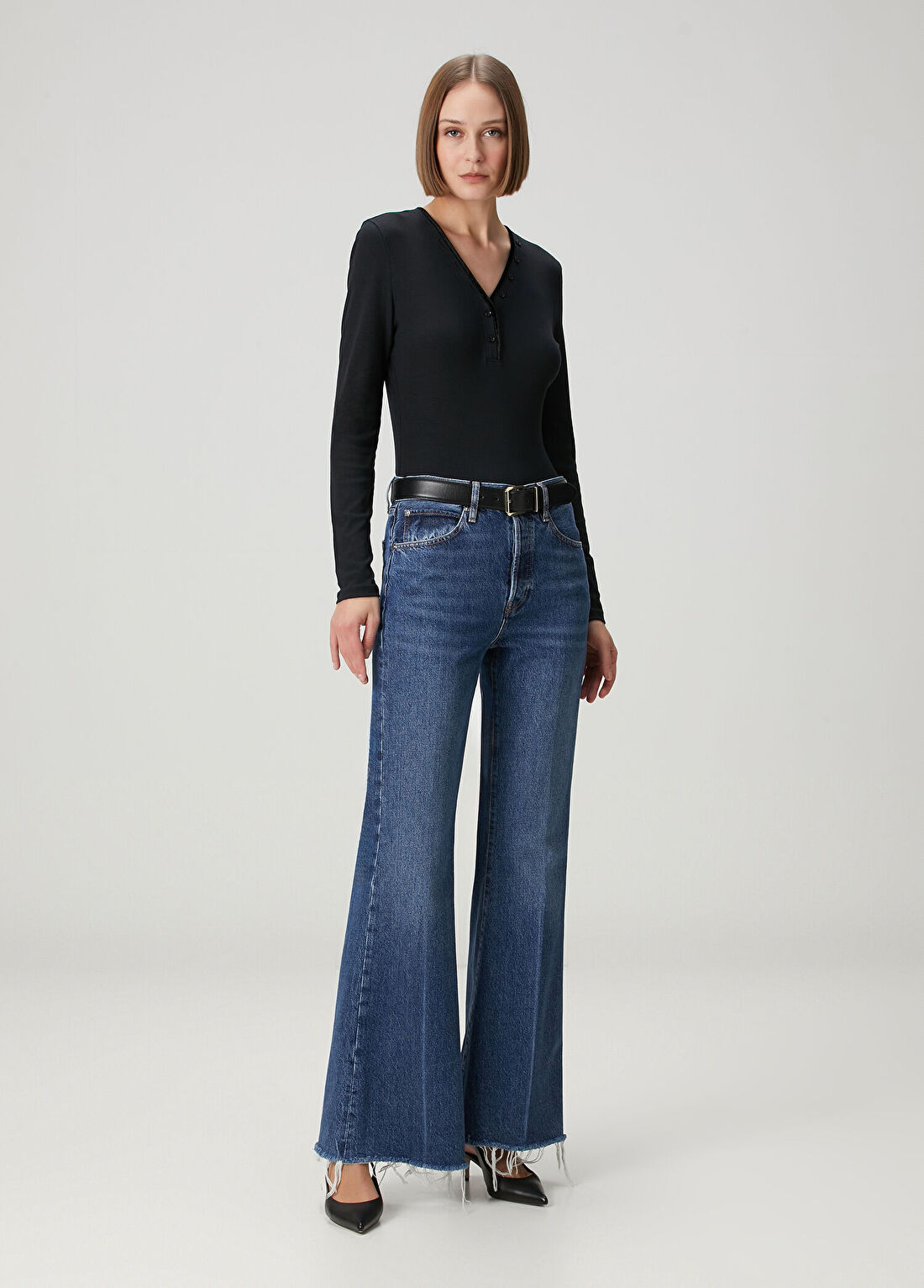 Frame Denim The Lax Mavi Jean Pantolon