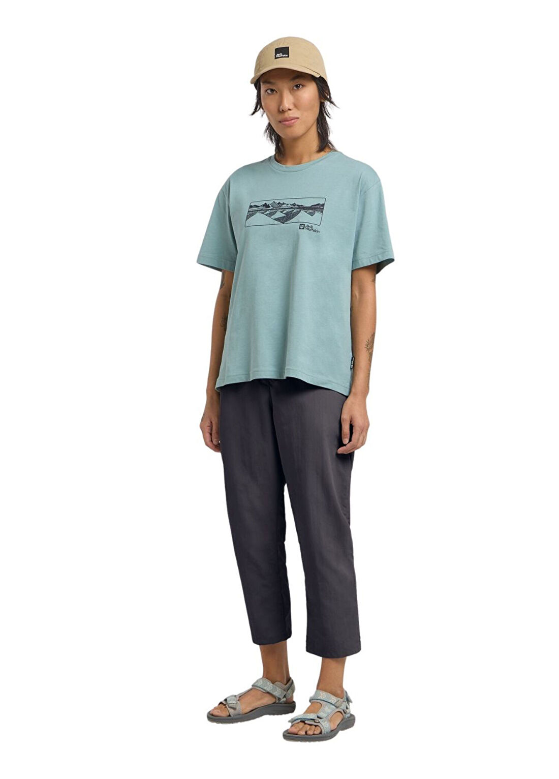 Jack Wolfskin Tihama 7 8 Pants Kadın Outdoor Pantolonu