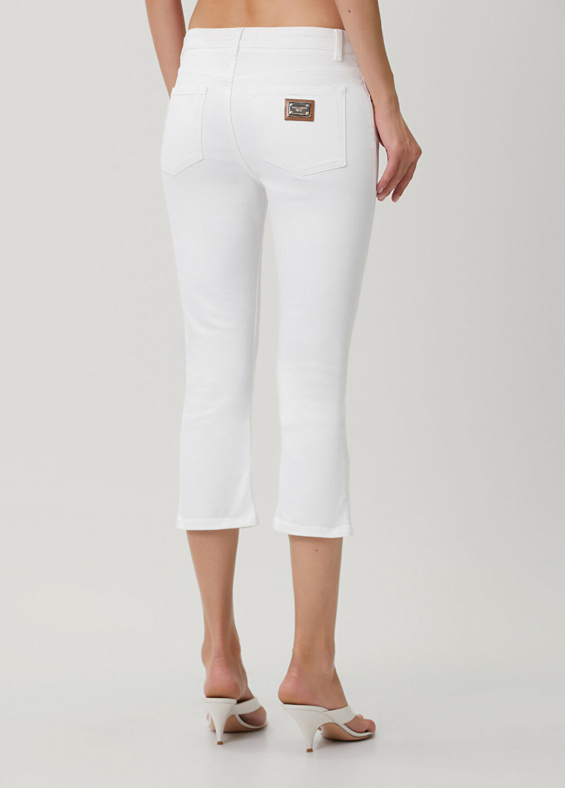 Dolce&Gabbana Beyaz Jean Pantolon görsel 4