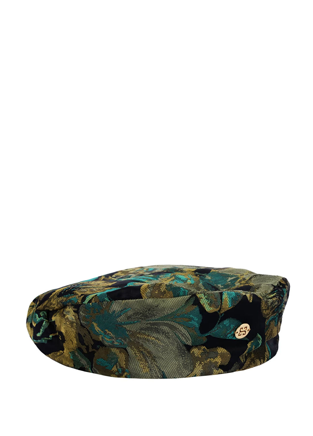 Sibi Hats Green Autumn Yeşil Brokar Kadın Beret Şapka