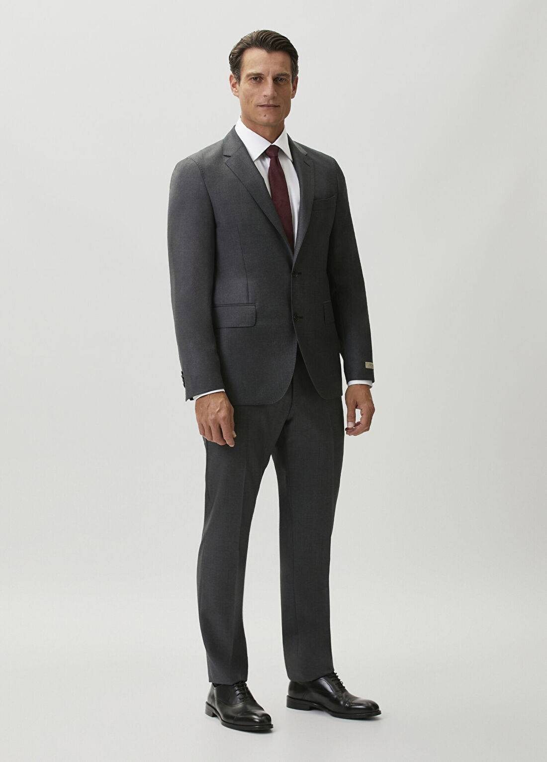 Beymen Collection Drop 7 Gri Yün Takım Elbise görsel 4