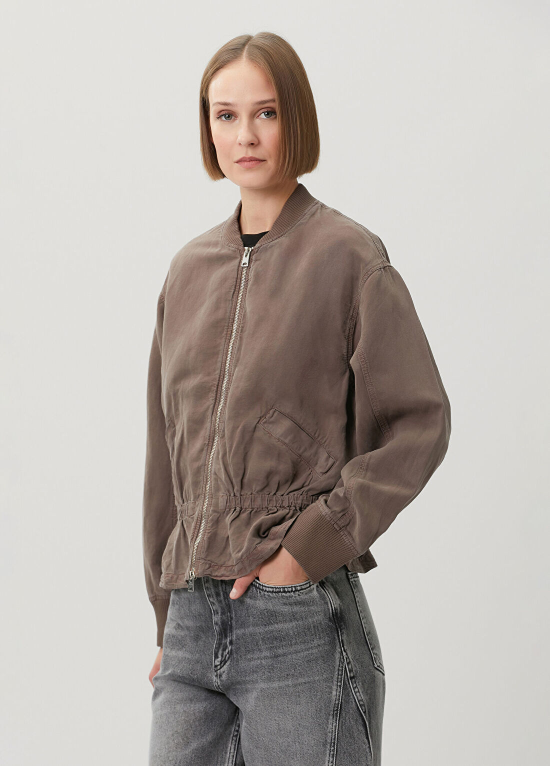 AllSaints Sofi Kahverengi Ceket görsel 3