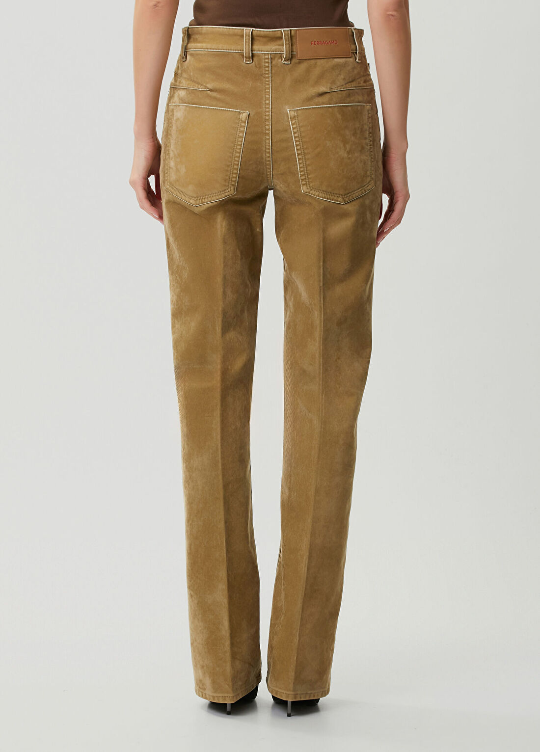 Ferragamo Kahverengi Pantolon görsel 4